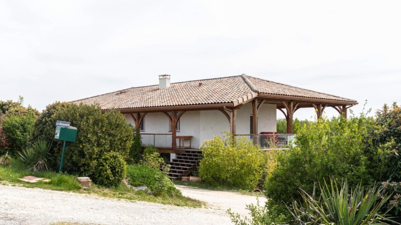 La Decouverte, Jacuzzi, Sauna, Et Terrasse Avec Vue Sur Lac A La Campagne Entre Toulouse Et Auch Villa Catonvielle Екстериор снимка