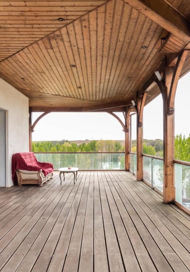 La Decouverte, Jacuzzi, Sauna, Et Terrasse Avec Vue Sur Lac A La Campagne Entre Toulouse Et Auch Villa Catonvielle Екстериор снимка